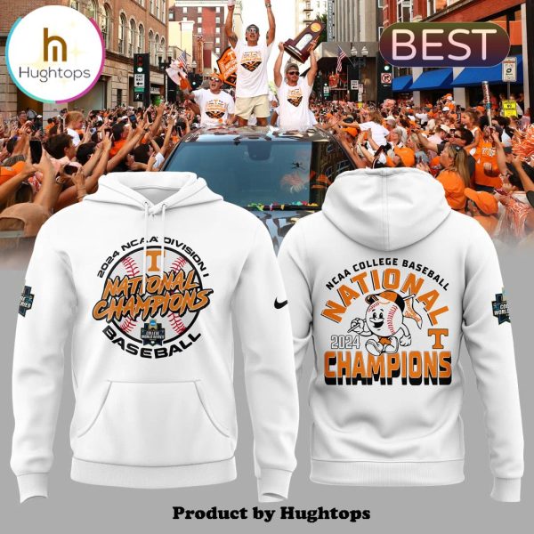 2024 Tennessee Volunteers NCAA Champions White Hoodie, Jogger, Cap