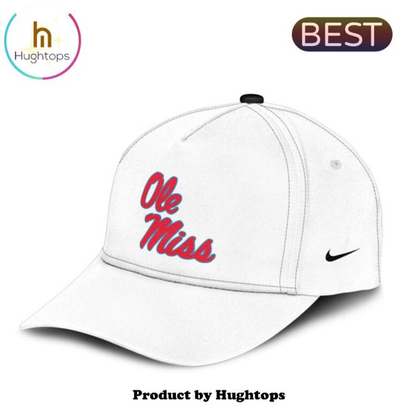 2024 White & Powder Blue Classic Ole Miss Rebels T-Shirt, Jogger, Cap