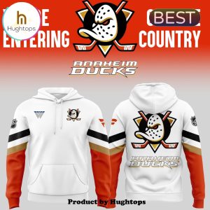 Anaheim Ducks Orange Country Classic White Hoodie, Jogger, Cap