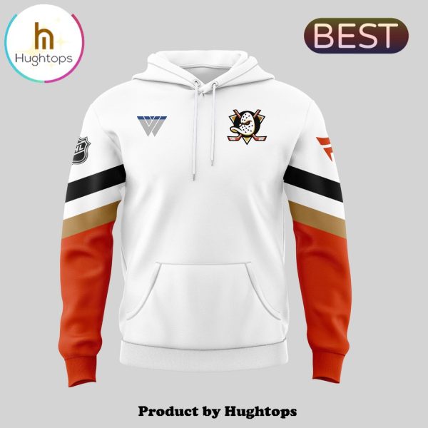 Anaheim Ducks Orange Country Classic White Hoodie, Jogger, Cap