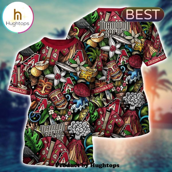 Arizona Diamondbacks Flower Hawaii Shirt For Fans, Summer Football Shirts