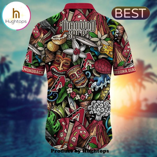 Arizona Diamondbacks Flower Hawaii Shirt For Fans, Summer Football Shirts