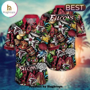 Atlanta Falcons Flower Hawaii Shirt For Fans, Summer Football Shirts