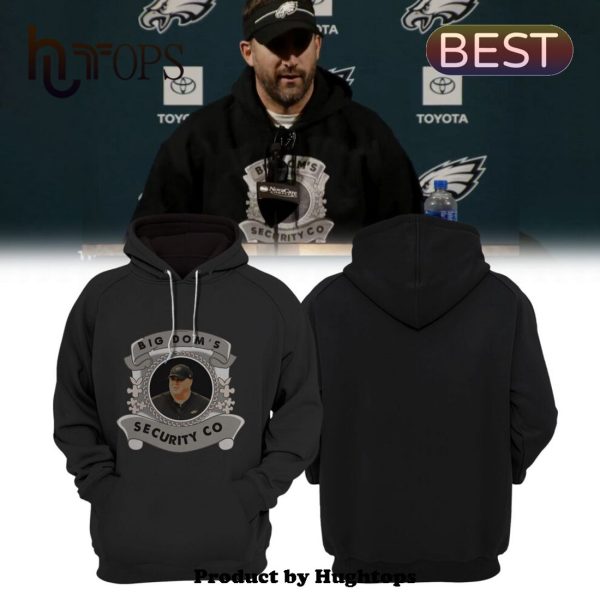 Big Dom’s Security Philadelphia Eagles NFL Black Hoodie