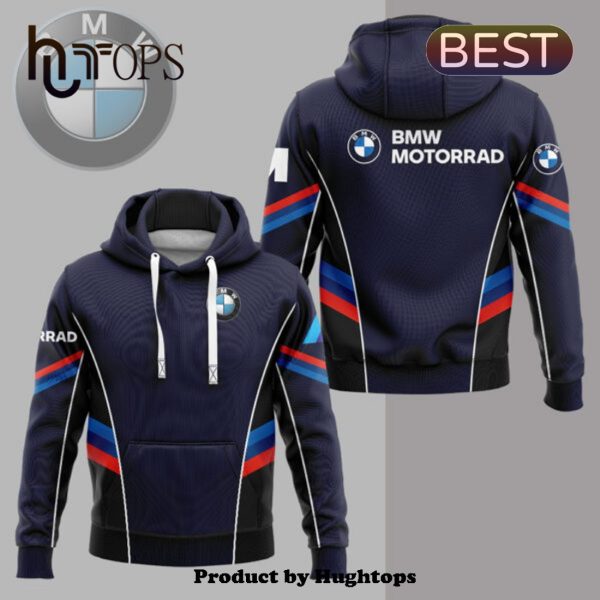 BMW Motorrad High Quality Printed Navy Hoodie