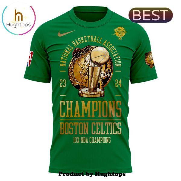 Boston Celtics 18-Time Finals Champions Green Hoodie