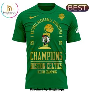 Boston Celtics 18-Time NBA Finals Champions Green Shirt
