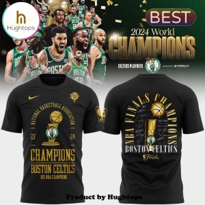 Boston Celtics 2024 Congratulations 18-Time NBA Black T-Shirt, Jogger, Cap