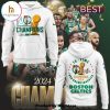 Boston Celtics 2024 Congratulations 18-Time NBA Finals Black Hoodie, Cap