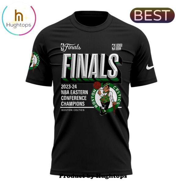 Boston Celtics Eastern Conference Champs 2023-2024 Black Shirt