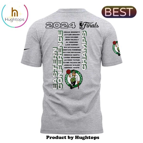 Boston Celtics Eastern Conference Champs 2023-2024 Grey Shirt