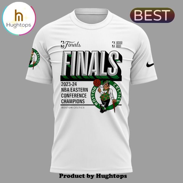 Boston Celtics Eastern Conference Champs 2023-2024 White Shirt