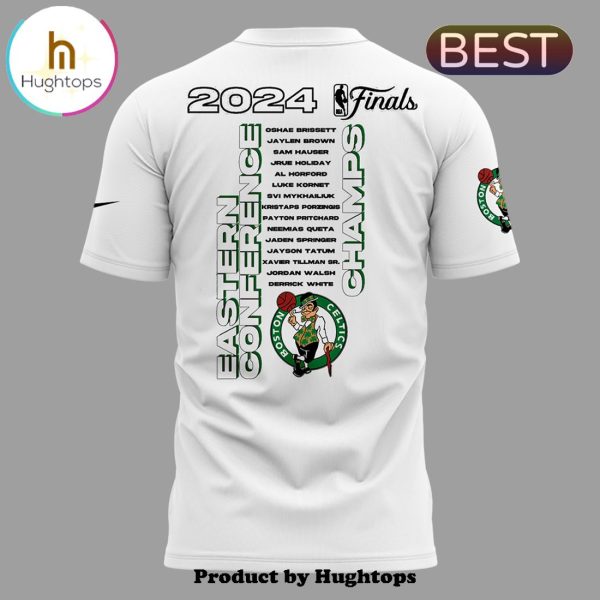 Boston Celtics Eastern Conference Champs 2023-2024 White Shirt