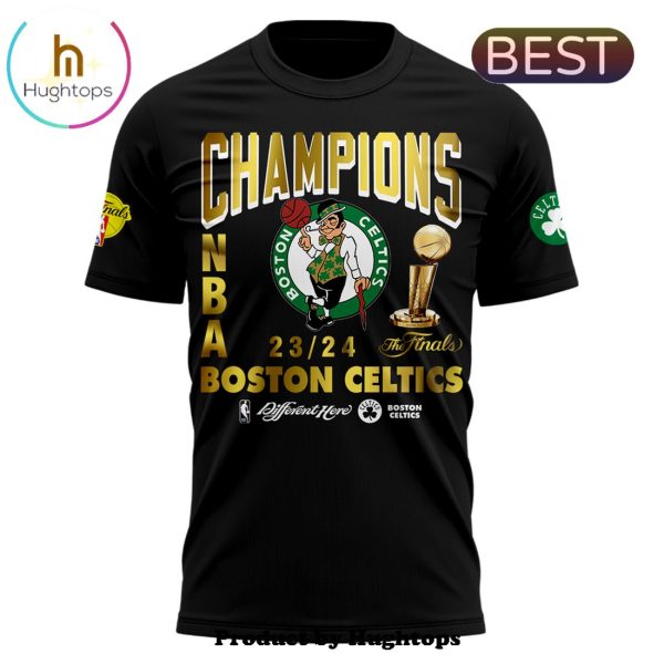 Boston Celtics Nike Black 2024 NBA Finals Champions Black Shirt