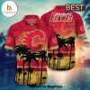 Calgary Flames Flower Hawaii Shirt For Fans, Summer Football Shirts