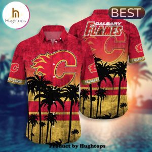 Calgary Flames Hawaii Shirt Short Style Hot Trending Summer