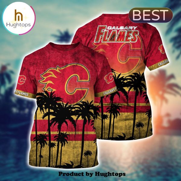 Calgary Flames Hawaii Shirt Short Style Hot Trending Summer