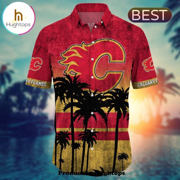 Calgary Flames Hawaii Shirt Short Style Hot Trending Summer