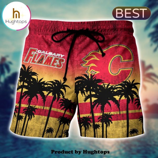 Calgary Flames Hawaii Shirt Short Style Hot Trending Summer