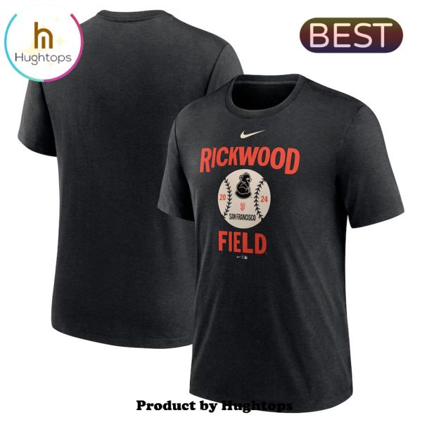 Classic San Francisco Giants Heather 2024 Rickwood Tri-Blend Black Shirt