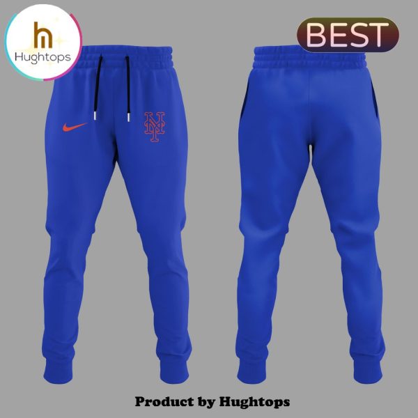 Coach Carlos Mendoza New York Mets Blue Hoodie, Jogger, Cap