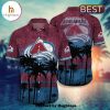 Colorado Avalanche Flower Hawaii Shirt For Fans, Summer Football Shirts