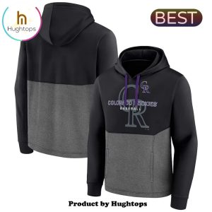 Colorado Rockies Grey Baseball Team Hoodie