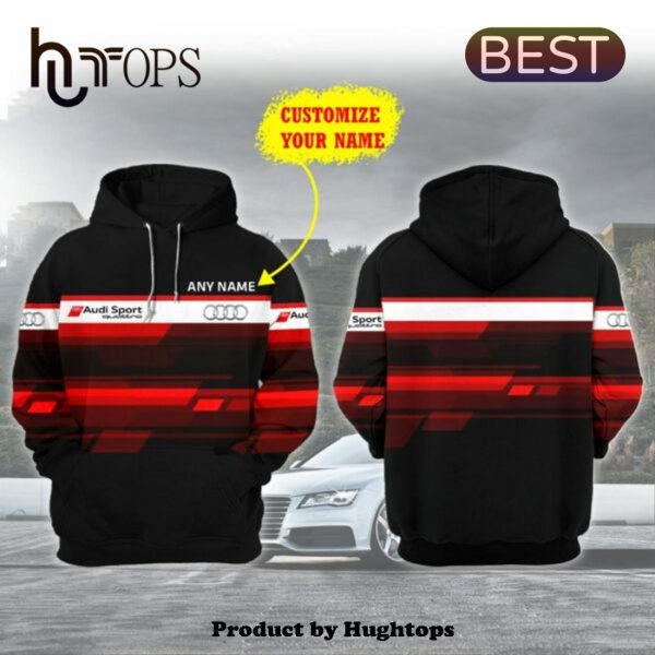 Custom Audi Sport Quattro High Quality Printed Hoodie