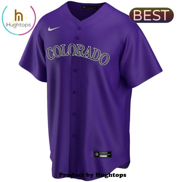 Custom Colorado Rockies Purple Baseball Team Baseball Jersey