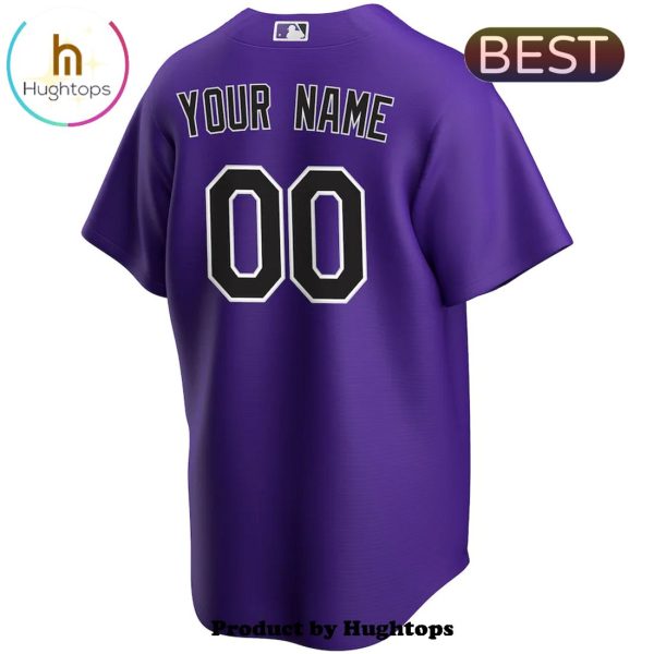 Custom Colorado Rockies Purple Baseball Team Baseball Jersey