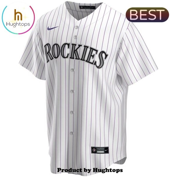 Custom Colorado Rockies White Baseball Team Baseball Jersey