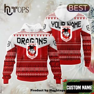 Custom St. George Illawarra Dragons-NRL Merry Christmas Hoodie