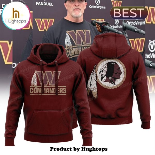 Dan Quinn Special Washington Commanders Red Hoodie