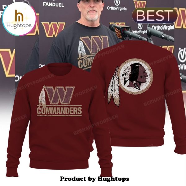 Dan Quinn Special Washington Commanders Red Hoodie