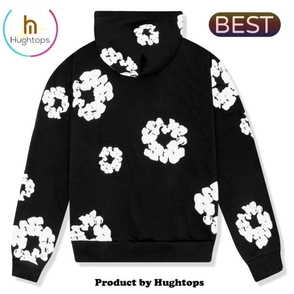 Denim Tears The Cotton Wreath Black Hoodie, Jogger