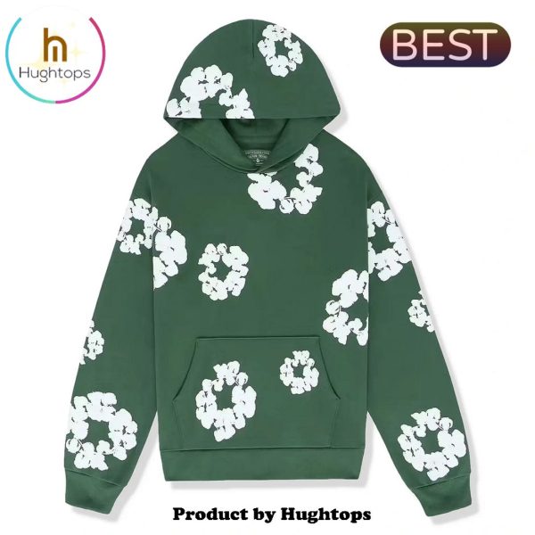 Denim Tears The Cotton Wreath Green Hoodie, Jogger