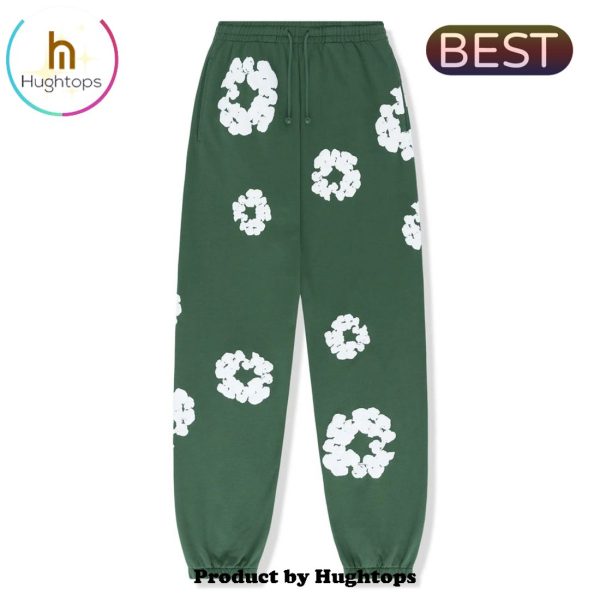 Denim Tears The Cotton Wreath Green Hoodie, Jogger