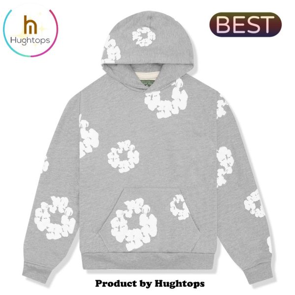 Denim Tears The Cotton Wreath Grey Hoodie, Jogger