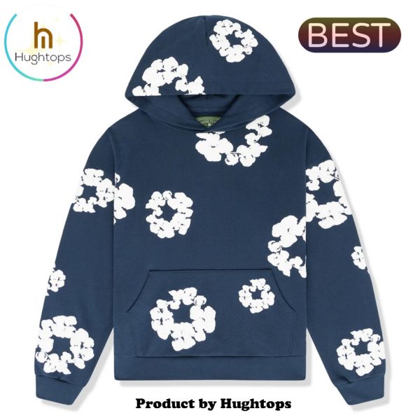 Denim Tears The Cotton Wreath Navy Hoodie, Jogger