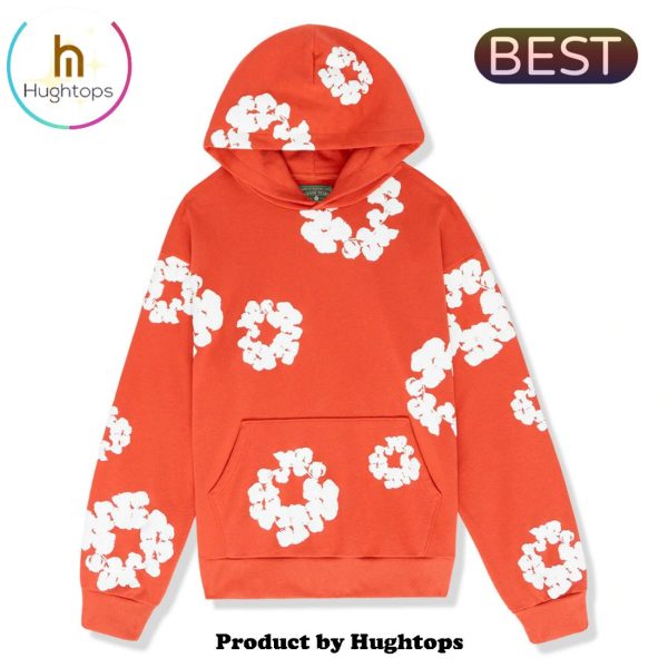 Denim Tears The Cotton Wreath Orange Hoodie, Jogger