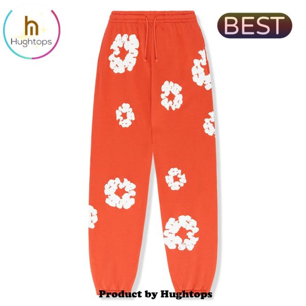 Denim Tears The Cotton Wreath Orange Hoodie, Jogger