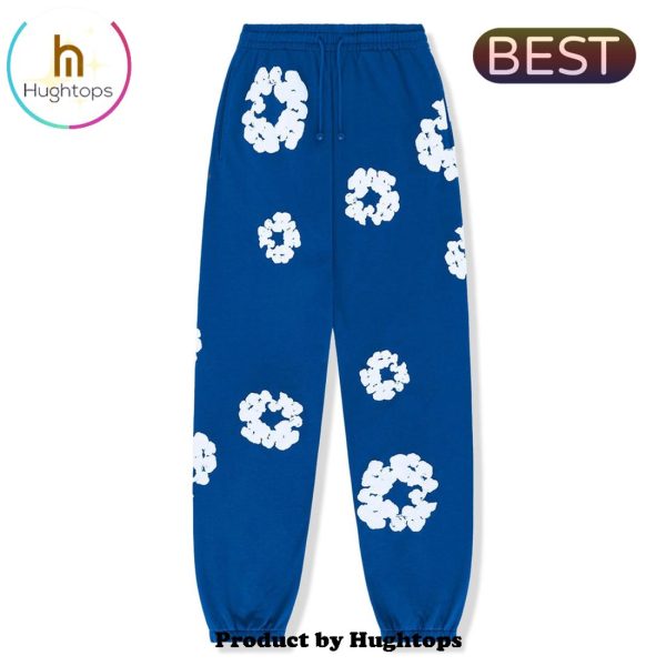 Denim Tears The Cotton Wreath Royal Blue Hoodie, Jogger