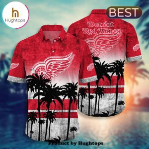 Detroit Red Wings Hawaii Shirt Short Style Hot Trending Summer