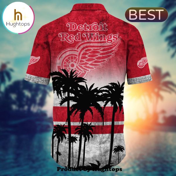 Detroit Red Wings Hawaii Shirt Short Style Hot Trending Summer