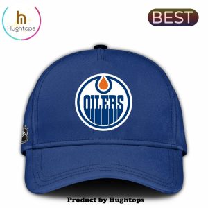 Edmonton Oilers Champions Never Give Up Navy T-Shirt, Cap