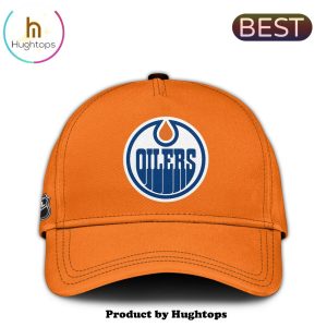 Edmonton Oilers Champions Never Give Up Orange T-Shirt, Cap