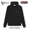 Fear Of God Essentials Harrods Black Logo Hoodie