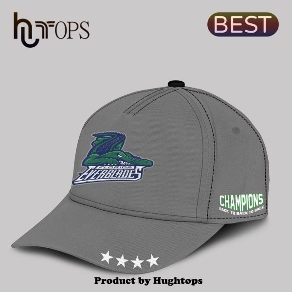 Florida Everblades 2024 Champions Grey T-Shirt, Cap