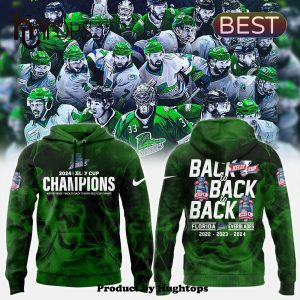 Florida Everblades 2024 Kelly Cup Champions Green Hoodie, Jogger, Cap