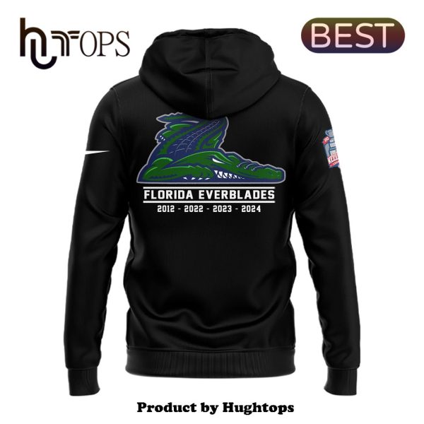 Florida Everblades 4Times Champions Black Hoodie, Jogger, Cap